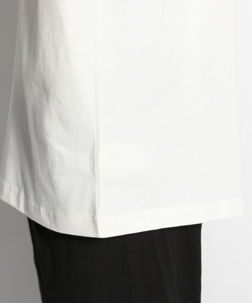 niko and...（ニコアンド）の「リンガーロゴプリントＴシャツ（Tシャツ/カットソー・メンズ・グリーン/オフホワイト/ネイビー・MEDIUM/LARGE）」の14枚目の写真