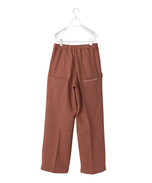 NEONSIGN（ネオンサイン）の「NEONSIGN ネオンサイン / AGAINST PLOVERS BADBOY WIDE SLACKS アゲインストプローバーバッドボーイワイドスラックス タックパンツ / N1555（スラックス・メンズ・ピンク/オレンジ・44/46）」の4枚目の写真