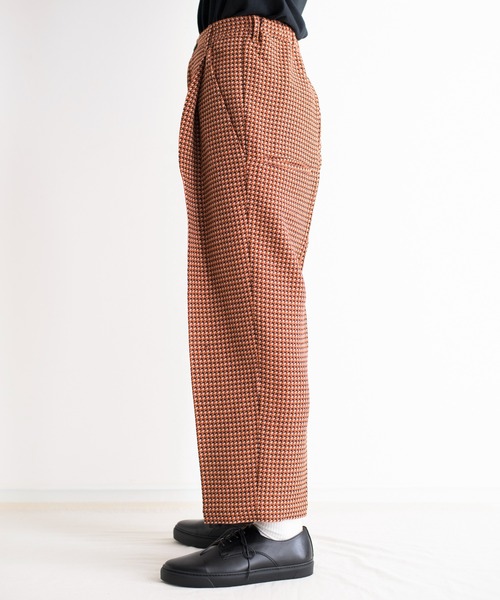 NEONSIGN（ネオンサイン）の「NEONSIGN ネオンサイン / AGAINST PLOVERS BADBOY WIDE SLACKS アゲインストプローバーバッドボーイワイドスラックス タックパンツ / N1555（スラックス・メンズ・ピンク/オレンジ・44/46）」の8枚目の写真