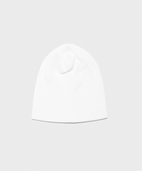 VANQUISH（ヴァンキッシュ）の「Single Wacth Cap ～JAPAN MADE～　＊（ニットキャップ/ビーニー・メンズ・ホワイト/ブラック・FREE）」の3枚目の写真