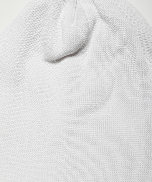 VANQUISH（ヴァンキッシュ）の「Single Wacth Cap ～JAPAN MADE～　＊（ニットキャップ/ビーニー・メンズ・ホワイト/ブラック・FREE）」の4枚目の写真