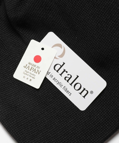 VANQUISH（ヴァンキッシュ）の「Single Wacth Cap ～JAPAN MADE～　＊（ニットキャップ/ビーニー・メンズ・ホワイト/ブラック・FREE）」の9枚目の写真