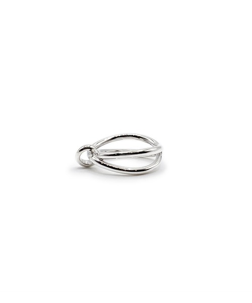 Blanche（ブランシュ）の「Blanche ブランシュ タイデザインピンキーリング Tricot (トリコ) SILVER（リング・レディース・シルバー/ゴールド・#4/#5/#6）」の4枚目の写真