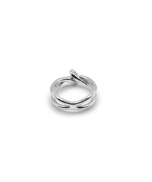 Blanche（ブランシュ）の「Blanche ブランシュ タイデザインピンキーリング Tricot (トリコ) SILVER（リング・レディース・シルバー/ゴールド・#4/#5/#6）」の5枚目の写真