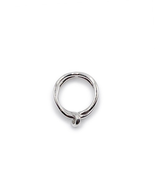 Blanche（ブランシュ）の「Blanche ブランシュ タイデザインピンキーリング Tricot (トリコ) SILVER（リング・レディース・シルバー/ゴールド・#4/#5/#6）」の6枚目の写真