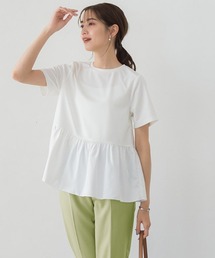 ギャザー切替デザインTシャツ