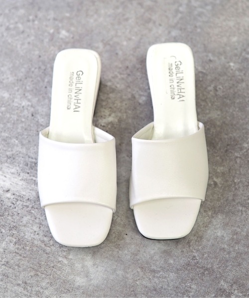Riberry（リベリー）の「メタルヒールサンダル（サンダル・レディース・ホワイト/ブラック・LARGE/MEDIUM）」の10枚目の写真