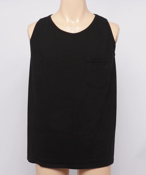 Goodwear(Since1983)(グッドウェア)の「POCKET TANK TOP/ ポケット タンクトップ(タンクトップ・メンズ・ブラック/オリーブ/ボルドー/ホワイト・SMALL/MEDIUM/X-LARGE/LARGE)」の1枚目の写真