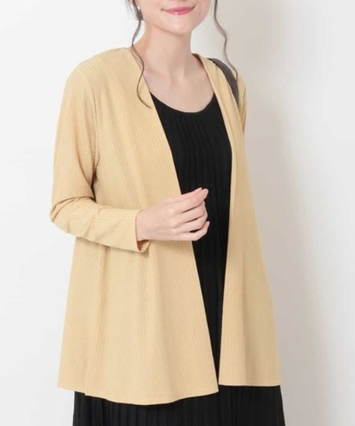 セール 洗濯機で洗える さらさらタッチ 冷房対策 ランダムリブカーディガン カーディガン ボレロ Ofuon オフオン のファッション通販 Zozotown