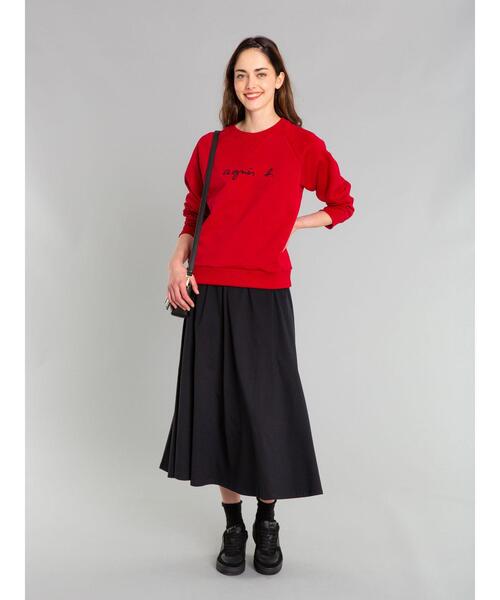 agnes b.（アニエスベー）の「J000 コットンジャージーロングスカート（スカート・レディース・ブラック・1/3/2）」の12枚目の写真