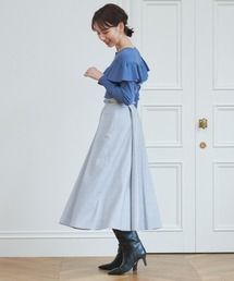 ANAYI（アナイ）の「レーヨンナイロンフリル プルオーバー