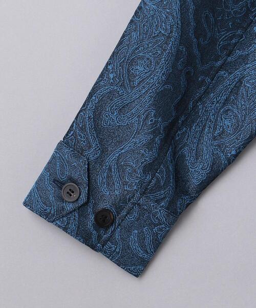 TOGA PULLA（トーガ　プルラ）の「＜TOGA PULLA（トーガ プルラ）＞ジャカード シャツ NAVY（シャツ/ブラウス・レディース・ネイビー・36）」の6枚目の写真