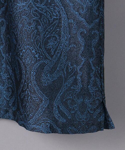 TOGA PULLA（トーガ　プルラ）の「＜TOGA PULLA（トーガ プルラ）＞ジャカード シャツ NAVY（シャツ/ブラウス・レディース・ネイビー・36）」の7枚目の写真