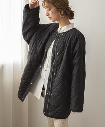 リバーシブルキルティングコート