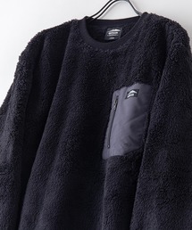 OUTDOOR PRODUCTS APPAREL（アウトドアプロダクツアパレル）の「防風ボアクルーネック ワンポイントブランドロゴ（スウェット）」