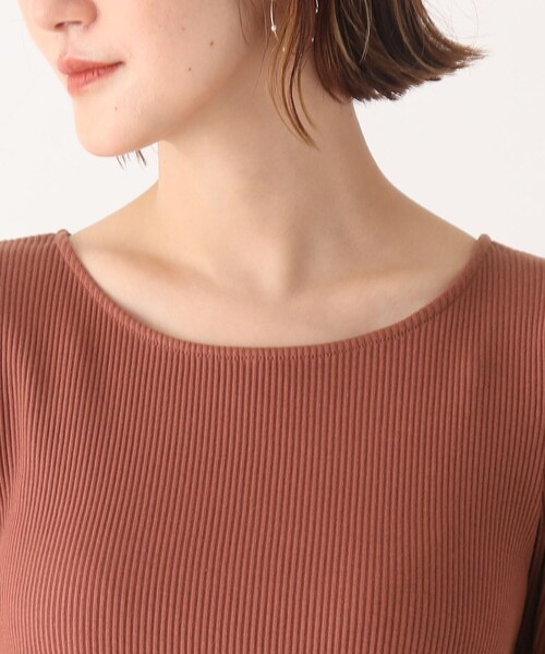 AG by aquagirl(エージーバイアクアガール)の「◆RENU(R)リブギャザースリーブプルオーバー【WEB限定サイズ】(Tシャツ/カットソー・レディース・ライトグレー/ブラウン系/ダークパープル/ダークグリーン/ブラック・38/40/36)」の22枚目の写真