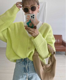 feepur | カラバリシャギーVネックカーディガン(カーディガン/ボレロ)