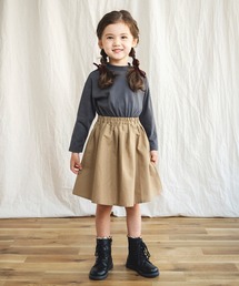 BRANSHES | 【WEB限定】無地・ボーダー長袖ドッキングワンピース(ワンピース)