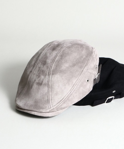 ikka（イッカ）の「フェイクスウェードハンチング（ハンチング/ベレー帽・メンズ・ブラック/ブラウン/グレー・FREE）」の2枚目の写真