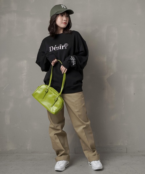 SPINNS（スピンズ）の「【2WAY仕様】2バックルショルダーバッグハンドバッグ（ハンドバッグ・レディース・ホワイト/ブラック/グリーン・ONESIZE）」の17枚目の写真