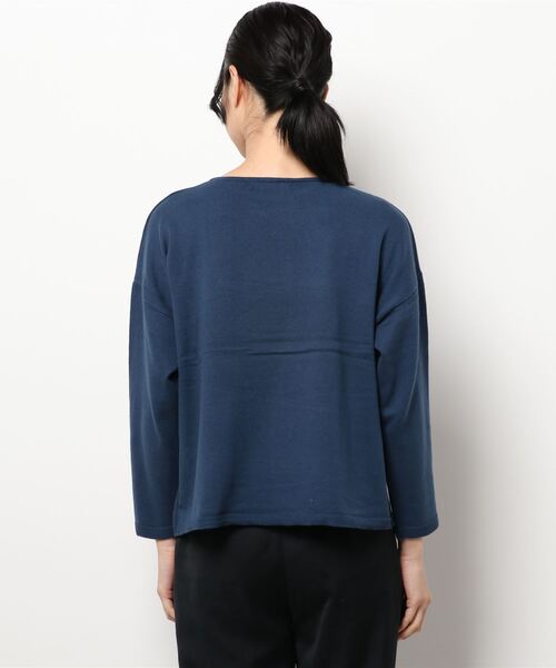 Lugnoncure（ルノンキュール）の「天竺オーバーサイズニット（ニット/セーター・レディース・パープル/ネイビー/ブラウン/オフホワイト・ﾌﾘ-）」の7枚目の写真