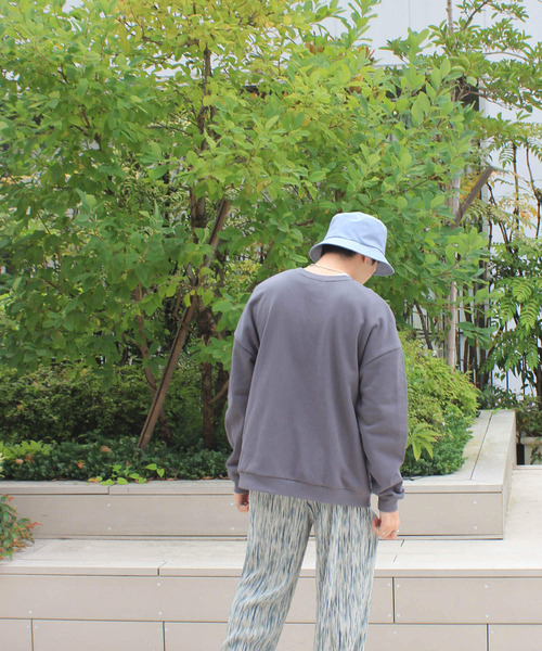 HEYUMM（ヘユム）の「HEYUMM　アソートロゴルーズスウエット（スウェット・レディース・チャコールグレー/オフホワイト/ピンク系その他・ONE）」の13枚目の写真