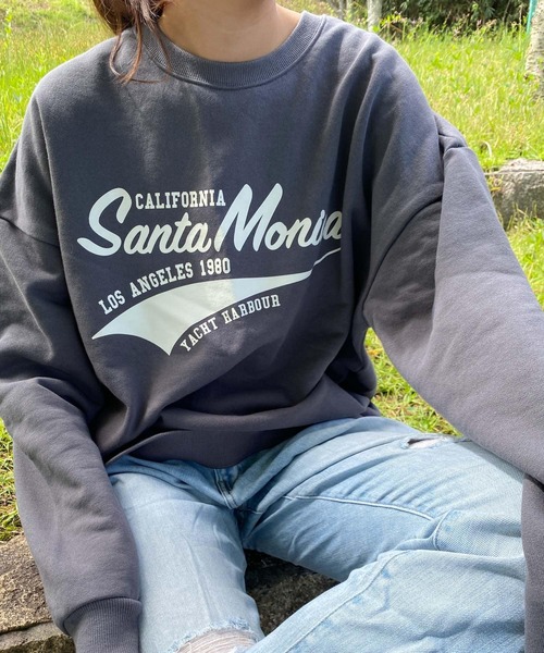 HEYUMM（ヘユム）の「HEYUMM　アソートロゴルーズスウエット（スウェット・レディース・チャコールグレー/オフホワイト/ピンク系その他・ONE）」の20枚目の写真