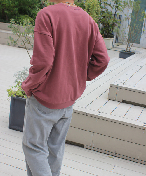 HEYUMM（ヘユム）の「HEYUMM　アソートロゴルーズスウエット（スウェット・レディース・チャコールグレー/オフホワイト/ピンク系その他・ONE）」の8枚目の写真