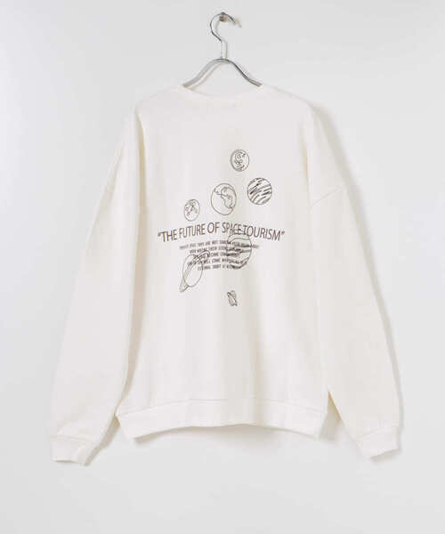 HEYUMM（ヘユム）の「HEYUMM　アソートロゴルーズスウエット（スウェット・レディース・チャコールグレー/オフホワイト/ピンク系その他・ONE）」の16枚目の写真