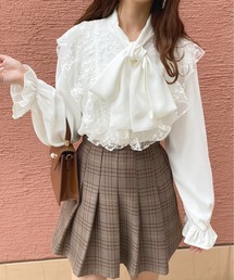 apres jour | レース×ボウタイブラウス【ZOZOTOWN限定アイテム】(シャツ/ブラウス)