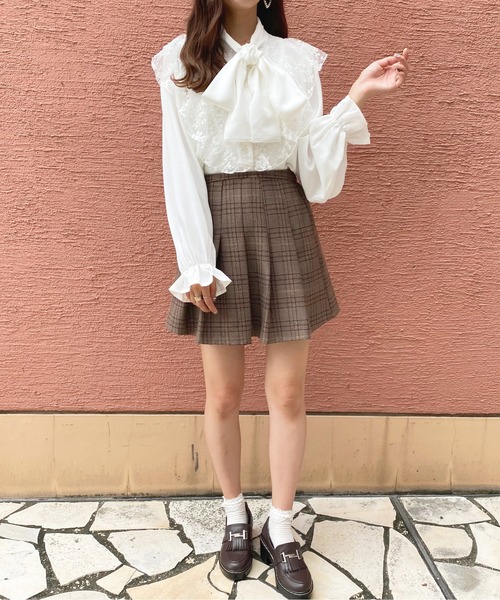 レース×ボウタイブラウス【ZOZOTOWN限定アイテム】（シャツ/ブラウス