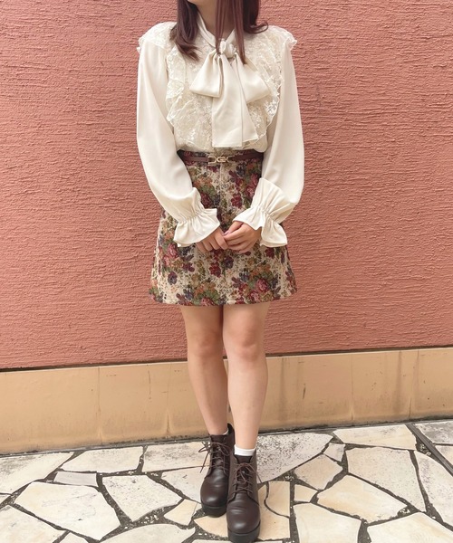 apres jour(アプレジュール)の「レース×ボウタイブラウス【ZOZOTOWN限定アイテム】(シャツ/ブラウス・レディース・ブラック/アイボリー/オフホワイト・フリー/X-LARGE)」の22枚目の写真