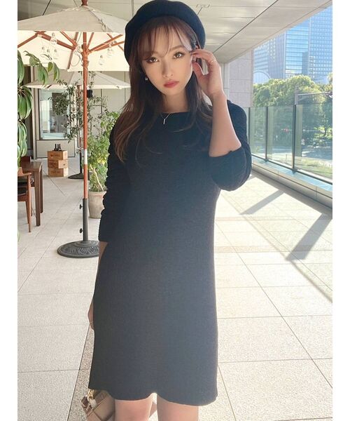 RESEXXY（リゼクシー）の「モールベロアAラインミニワンピース（ワンピース・レディース・ブラック/ブラウン/オレンジ・FREE）」の20枚目の写真