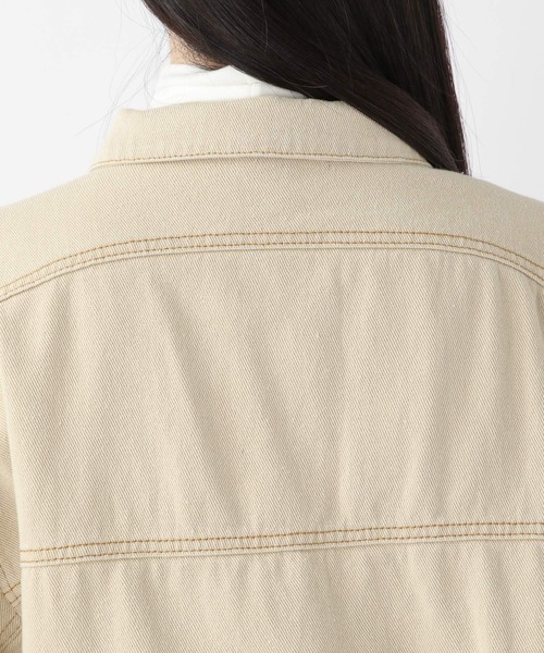 ALAND(エーランド)の「3.3Field Trip/BIGポケショートジャケット 2256117(デニムジャケット・レディース・ベージュ/カーキ・FREE)」の16枚目の写真