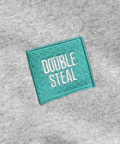 DOUBLE STEAL（ダブルスティール）の「mini BOX LOGO Crew（スウェット・メンズ・ブラック/エメラルドブルー/サンドベージュ/トップグレー/ダークグリーン・LARGE/X-LARGE/MEDIUM）」の8枚目の写真