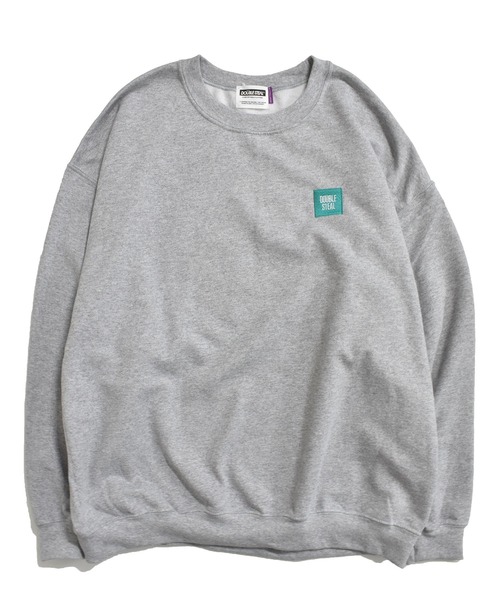 DOUBLE STEAL（ダブルスティール）の「mini BOX LOGO Crew（スウェット・メンズ・ブラック/エメラルドブルー/サンドベージュ/トップグレー/ダークグリーン・LARGE/X-LARGE/MEDIUM）」の7枚目の写真