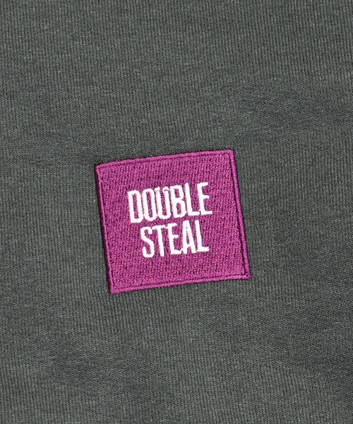 DOUBLE STEAL（ダブルスティール）の「mini BOX LOGO Crew（スウェット・メンズ・ブラック/エメラルドブルー/サンドベージュ/トップグレー/ダークグリーン・LARGE/X-LARGE/MEDIUM）」の16枚目の写真