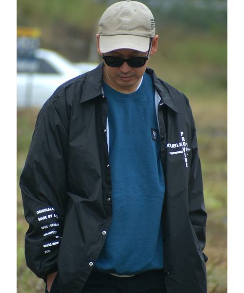 DOUBLE STEAL（ダブルスティール）の「mini BOX LOGO Crew（スウェット・メンズ・ブラック/エメラルドブルー/サンドベージュ/トップグレー/ダークグリーン・LARGE/X-LARGE/MEDIUM）」の20枚目の写真