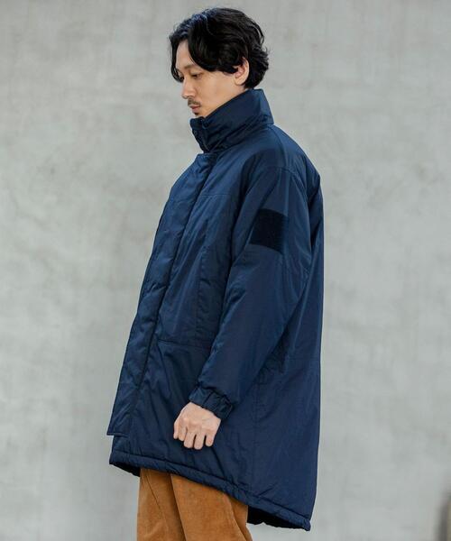 coen（コーエン）の「中綿入りモンスターパーカージャケット（ダウンジャケット/コート・メンズ・ネイビー/オリーブ・SMALL/MEDIUM/LARGE）」の6枚目の写真