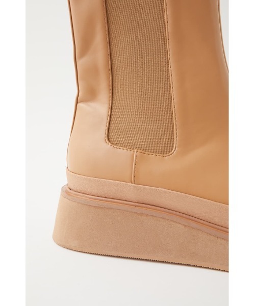 MOUSSY（マウジー）の「SIDE GORE RUBBER ブーツ（ブーツ・レディース・ブラック/ベージュ・SMALL/LARGE/MEDIUM）」の20枚目の写真