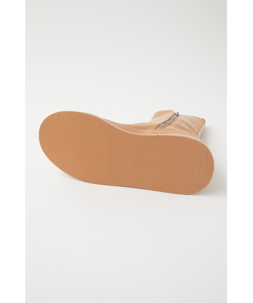 MOUSSY（マウジー）の「SIDE GORE RUBBER ブーツ（ブーツ・レディース・ブラック/ベージュ・SMALL/LARGE/MEDIUM）」の21枚目の写真