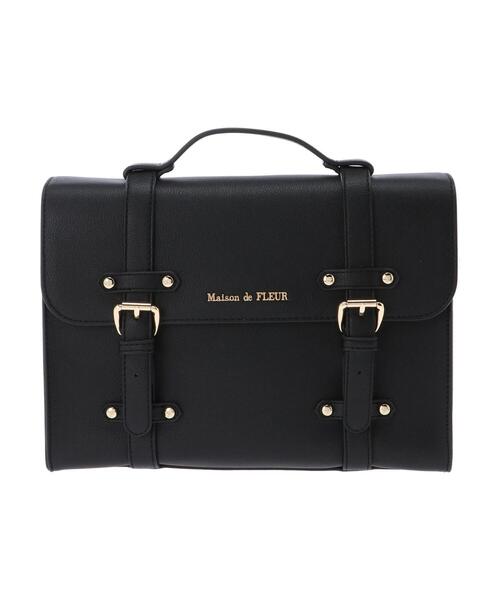 Maison de FLEUR（メゾンドフルール）の「EC限定サッチェル2WAYリュック（トートバッグ・レディース・ブラック/ワインレッド/ブラウン・FREE）」の16枚目の写真