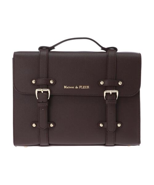 Maison de FLEUR（メゾンドフルール）の「EC限定サッチェル2WAYリュック（トートバッグ・レディース・ブラック/ワインレッド/ブラウン・FREE）」の18枚目の写真