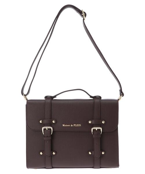 Maison de FLEUR（メゾンドフルール）の「EC限定サッチェル2WAYリュック（トートバッグ・レディース・ブラック/ワインレッド/ブラウン・FREE）」の20枚目の写真