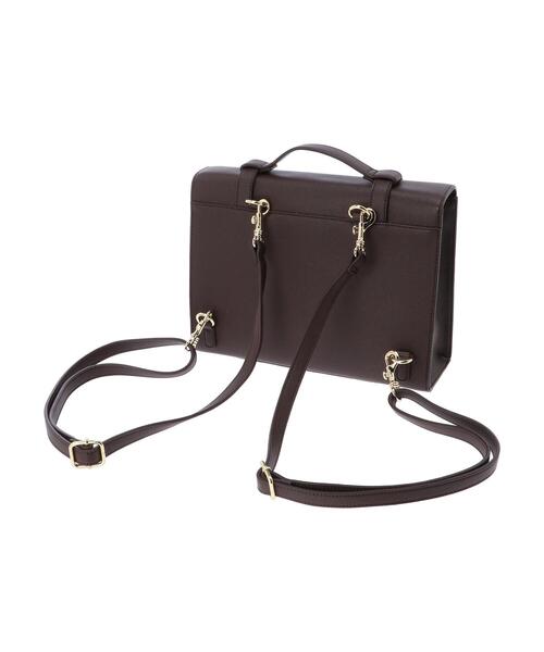 Maison de FLEUR（メゾンドフルール）の「EC限定サッチェル2WAYリュック（トートバッグ・レディース・ブラック/ワインレッド/ブラウン・FREE）」の14枚目の写真