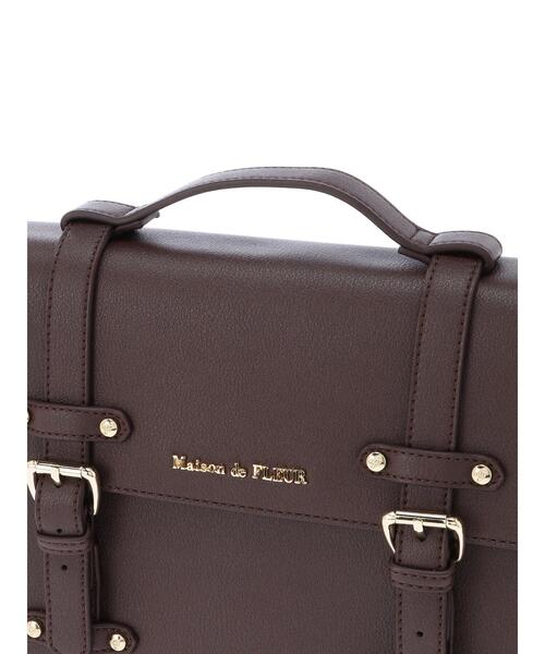 Maison de FLEUR（メゾンドフルール）の「EC限定サッチェル2WAYリュック（トートバッグ・レディース・ブラック/ワインレッド/ブラウン・FREE）」の11枚目の写真