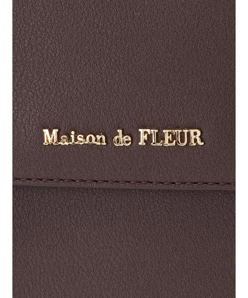 Maison de FLEUR（メゾンドフルール）の「EC限定サッチェル2WAYリュック（トートバッグ・レディース・ブラック/ワインレッド/ブラウン・FREE）」の17枚目の写真