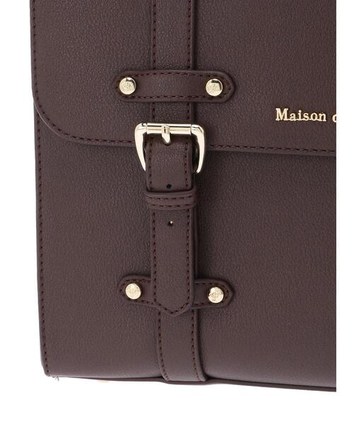 Maison de FLEUR（メゾンドフルール）の「EC限定サッチェル2WAYリュック（トートバッグ・レディース・ブラック/ワインレッド/ブラウン・FREE）」の19枚目の写真