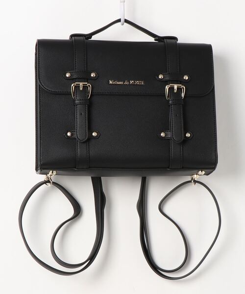 Maison de FLEUR（メゾンドフルール）の「EC限定サッチェル2WAYリュック（トートバッグ・レディース・ブラック/ワインレッド/ブラウン・FREE）」の7枚目の写真