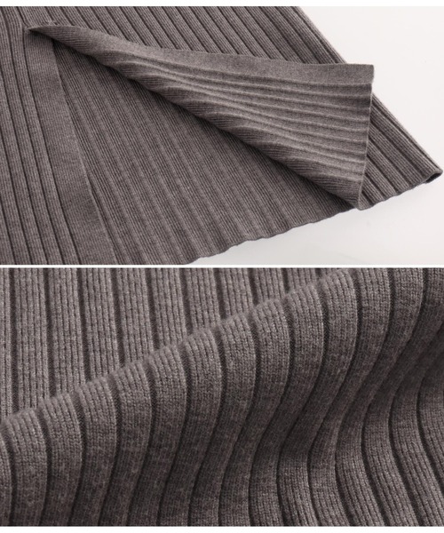 anap mimpi(アナップミンピ)の「リブニットタイトロングスカート(スカート・レディース・ブラック/ベージュ/グレー・FREE)」の22枚目の写真